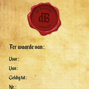 Cadeaubon vrij bedrag